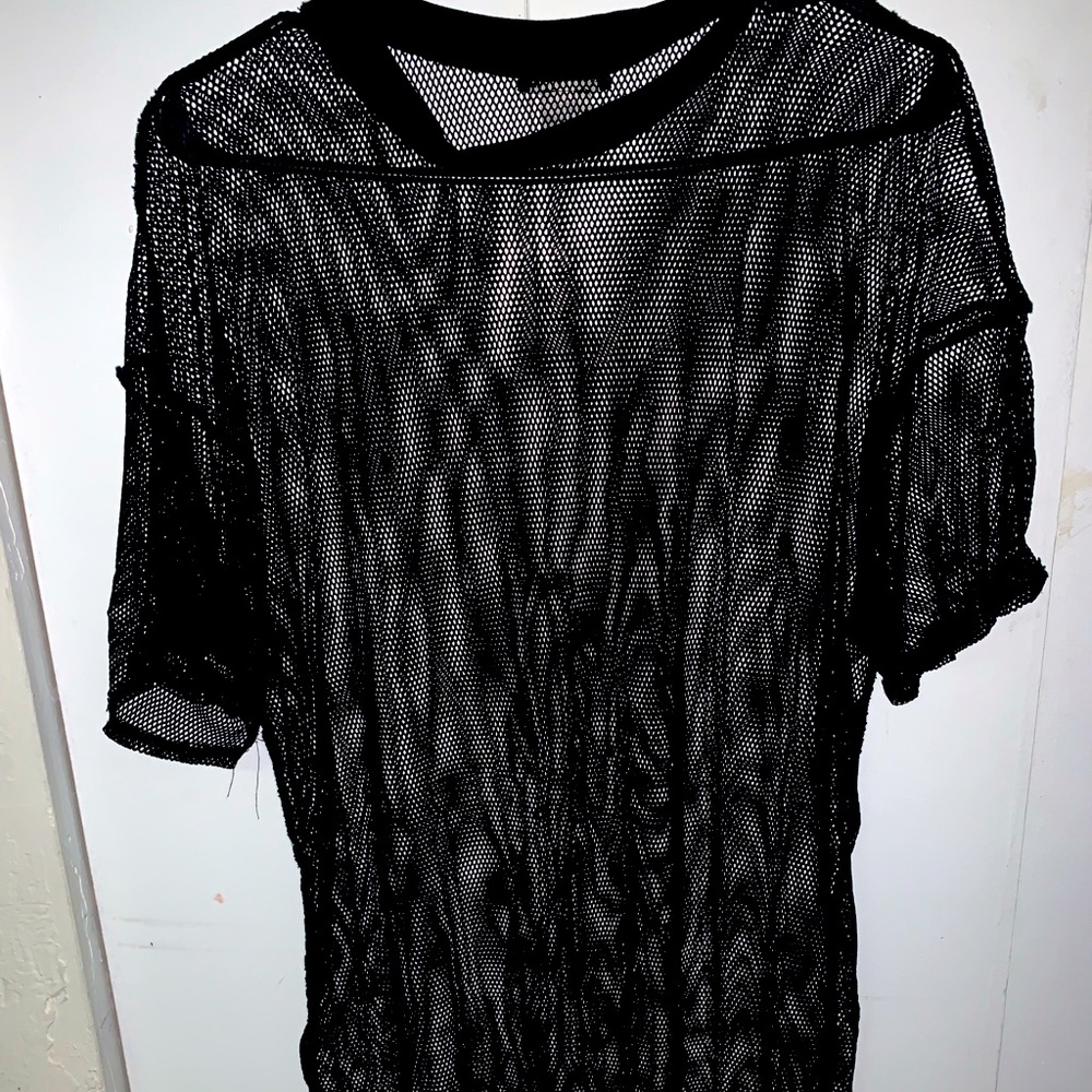 Fishnet long shirt